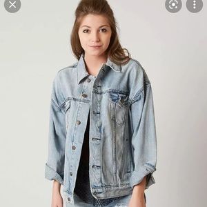 Free People Denim Trucker Jacket